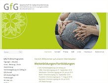 Tablet Screenshot of gfg-bv.de